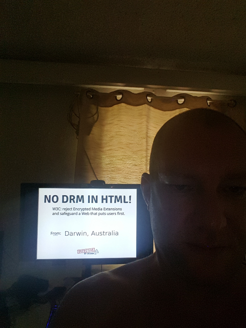 Image for Darwin, Australia: Selfie against DRM in Web standards