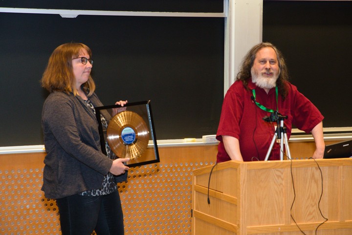 Image for RMS and Kate Chapman, Free Software Award