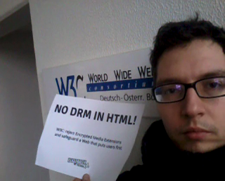 Image for No DRM in Web standards! -- Berlin