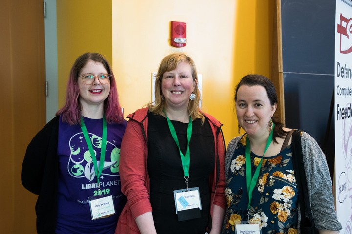 Image for LibrePlanet 2019 hallway picture