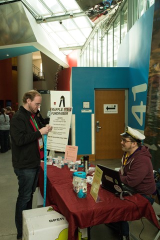 Image for LibrePlanet 2019 raffle table