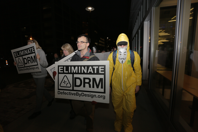Image for Protest against DRM in Web standards
